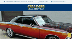 Desktop Screenshot of customupholsteryplus.com